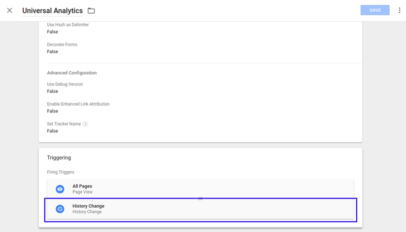 Add trigger to Google Analytics tag